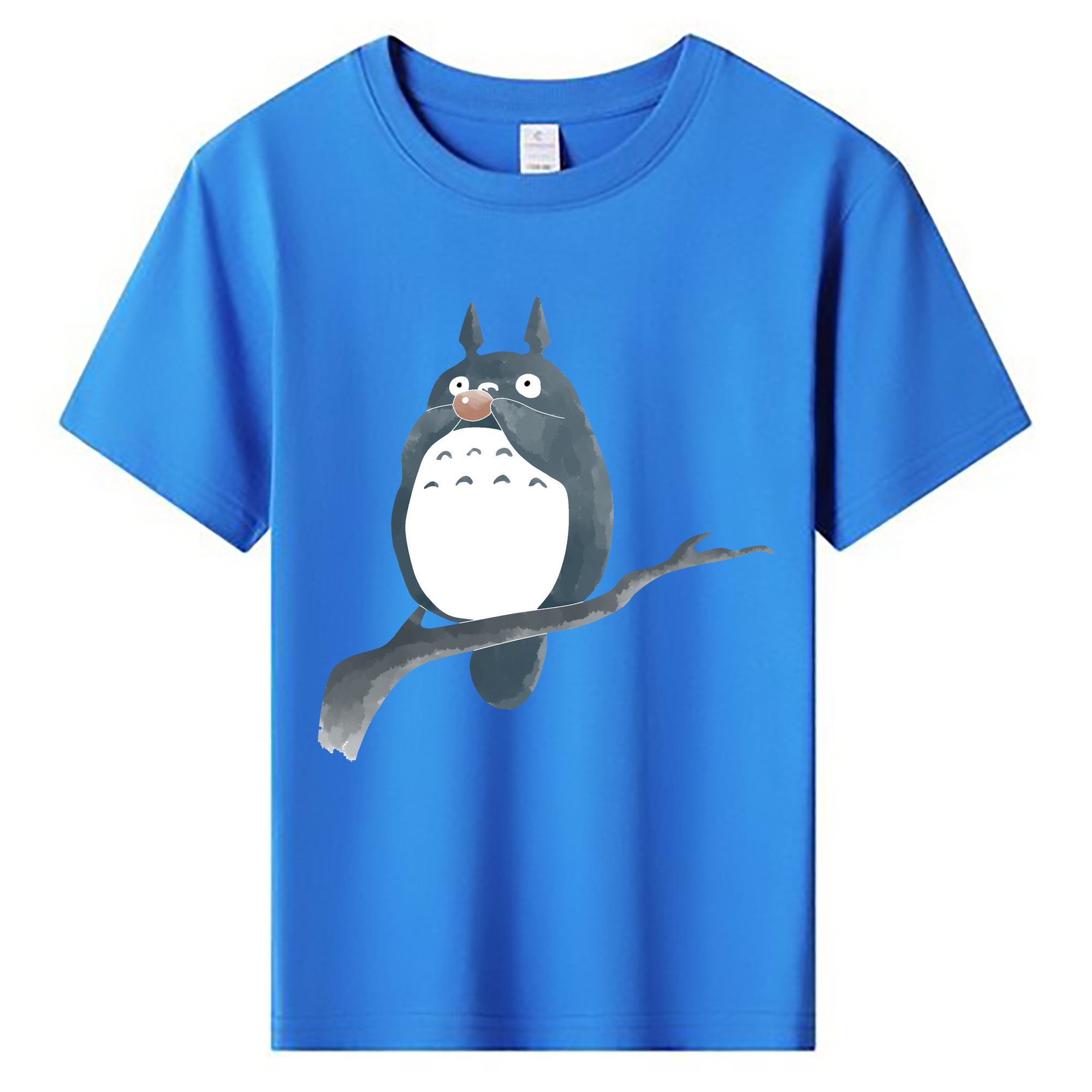 （画像用） となりのトトロ 草壁メイ 草壁サツキ My Neighbor Totoro Satsuki Kusakabe Mei Kusakabe 綿100％キッズTシャツ（フロントプリント）